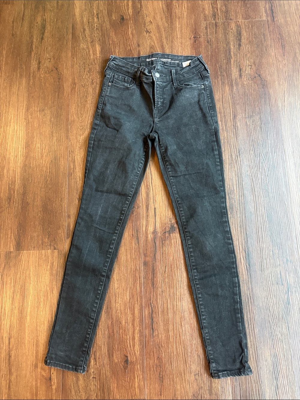 Old Navy Black Rockstar Built in Sculpt Skinny Jeans